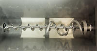 Volumetric Screw Feeder, drop out hopper