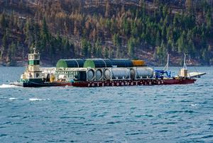 Silos on Barge